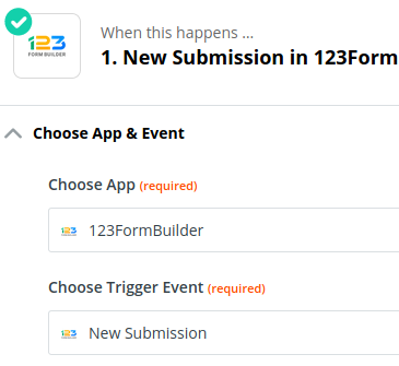 123FormBuilder Trigger