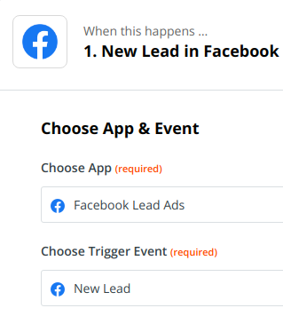 Facebook Lead Ad Trigger