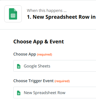 Google Sheets Trigger