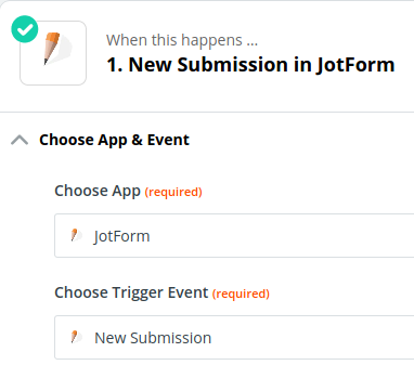 JotForm Trigger