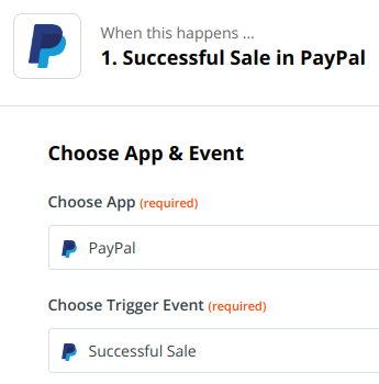 PayPal Trigger